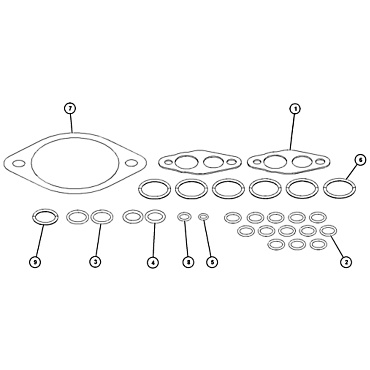 224-5824: Fuel Systemtem Gasket Kit