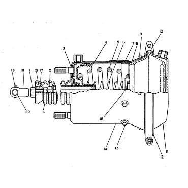 8W-8357: Actuator Assembly-Brake