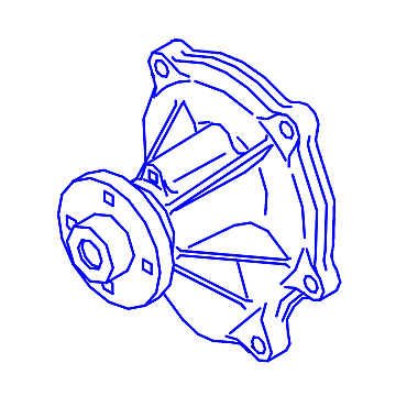 239-6142: Water Pump used in Engine Front Housing