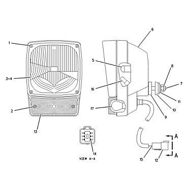 3E-7587: Lamp Assembly