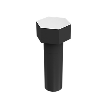 2A-1538: 57.15mm Shank Length External Hexagonal Bolt