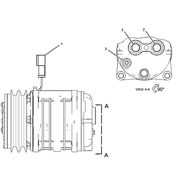 276-9875: Refrigerant Compressor