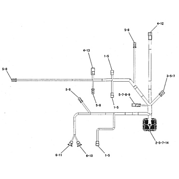 198-2713: 18 AWG ECM Wiring Harness