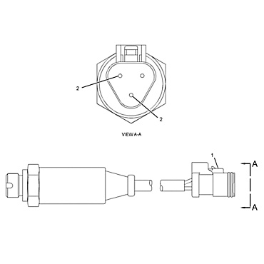 221-3416: 48.2MPa Variable Frequency Pressure Sensor