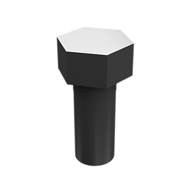 [0S1973] 0S-1973: 7/8''-9 x 2'' Hex Head Bolt