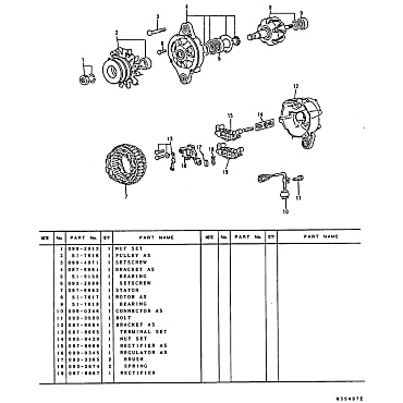 [5I7615] 5I-7615: ALTERNATOR G