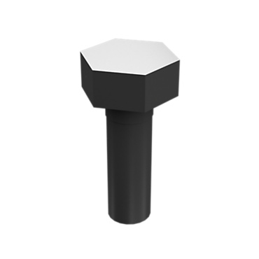 [0S1615] 0S-1615: 1/4-20" Threaded External Hexagonal Steel Bolt
