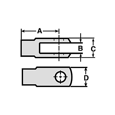 [9S1314] 9S-1314: Yoke-Type Rod End